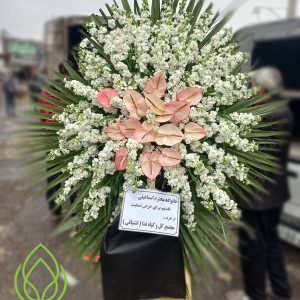تاج گل ختم یک طبقه گلایل شیبا