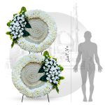تاج گل خیریه مصنوعی دو طبقه درباریVIP