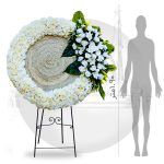 تاج گل خیریه مصنوعی یک طبقه درباریVIP