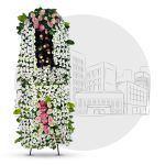 تاج گل خیریه کرج مدل تاج دار 2