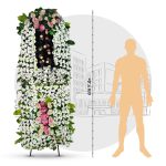 تاج گل خیریه کرج مدل تاج دار 2