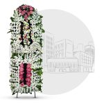 تاج گل خیریه کرج مدل تاج دار 3