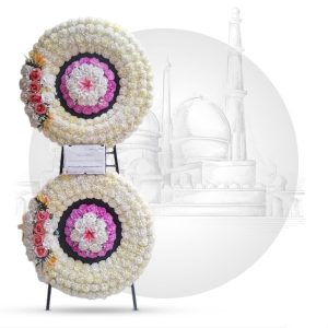 تاج گل مصنوعی 2 طبقه بزرگ